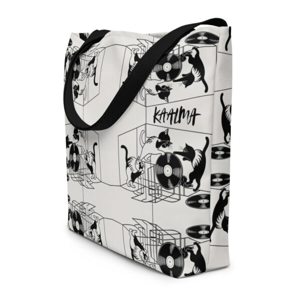 Spin & Scratch Large Tote Bag - Image 3