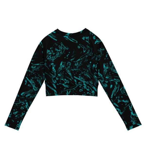 Waves Recycled long-sleeve crop top - Image 3