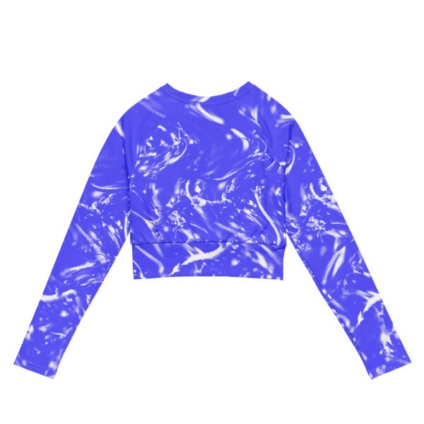Waves Recycled long-sleeve crop top - Image 3