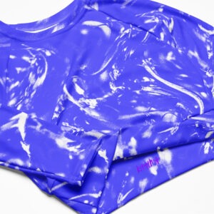 Waves Recycled long-sleeve crop top