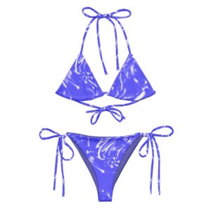 Waves recycled string bikini