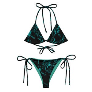 Waves recycled string bikini