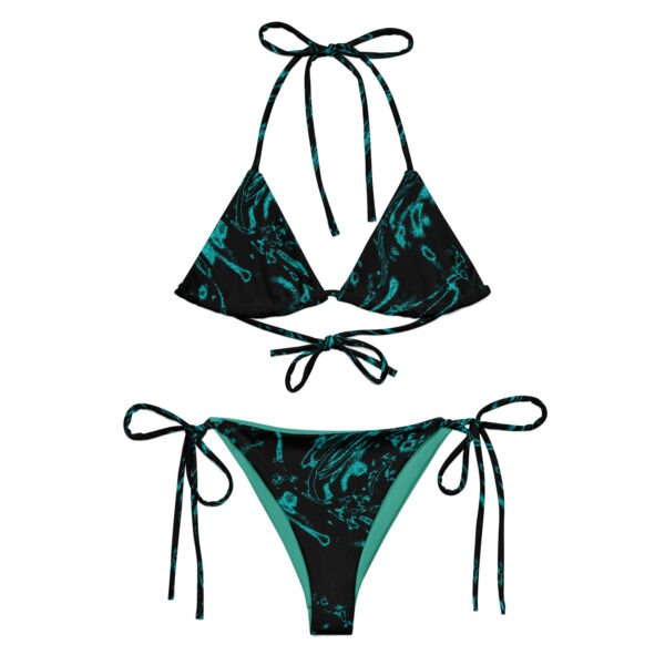 Waves recycled string bikini