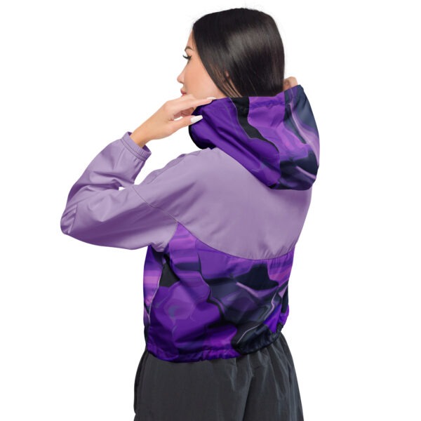 Nebula Lilac cropped windbreaker - Image 2