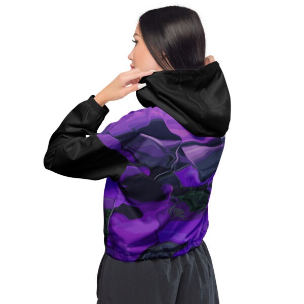 Nebula Noir cropped windbreaker - Image 2