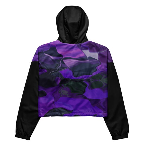 Nebula Noir cropped windbreaker - Image 4