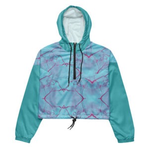 Silent Ascent cropped windbreaker