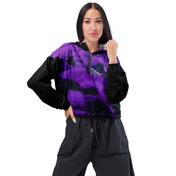Nebula Noir cropped windbreaker - Image 3