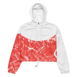 Waves cropped windbreaker