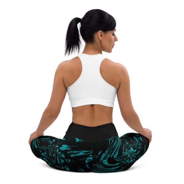 Waves Yoga Leggings - Image 3