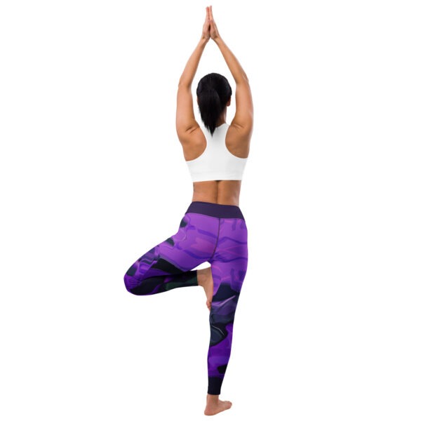 Nebula Noir Yoga Leggings - Image 3
