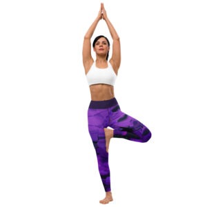 Nebula Noir Yoga Leggings