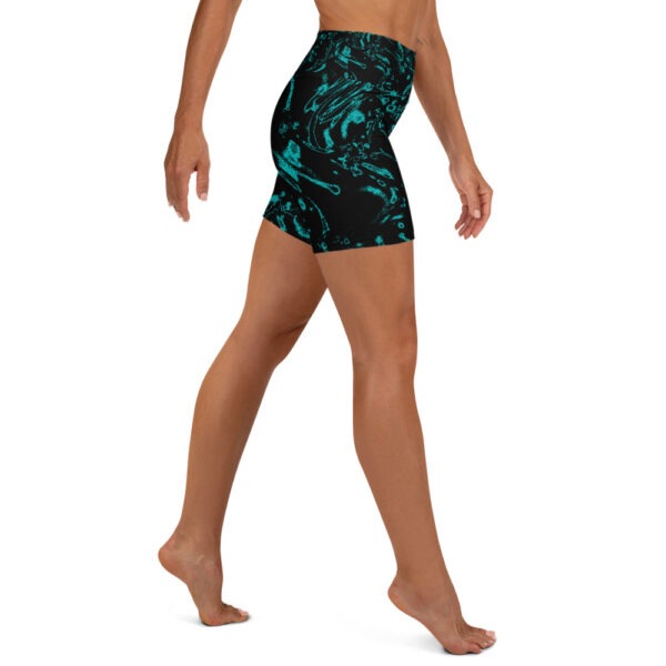 Waves Yoga Shorts - Image 2