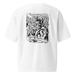 Inferno Groove Oversized heavyweight t-shirt